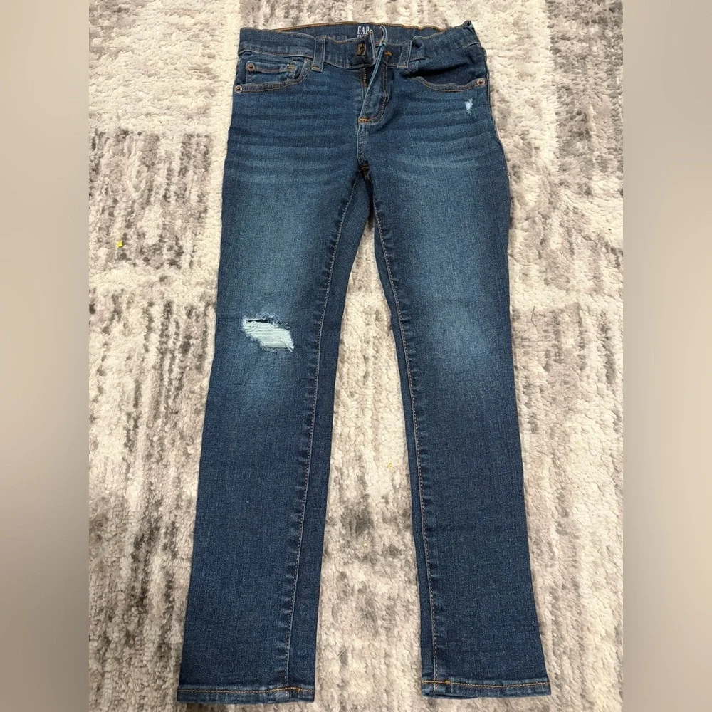 Boys Gap navy blue skinny jeans Size 8